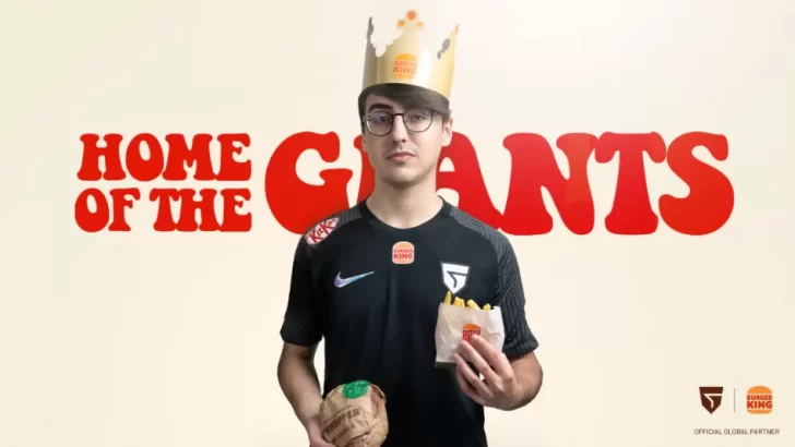 Burger King se convierte en nuevo patrocinador de Giants Gaming en España