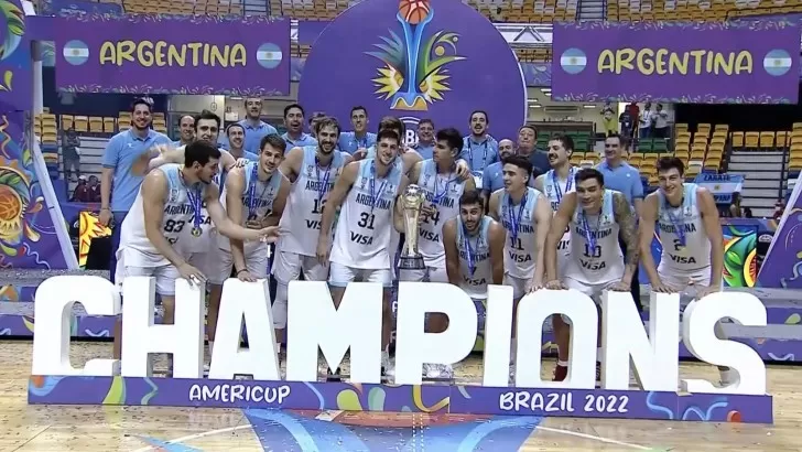 Argentina campeón de la FIBA AmeriCup