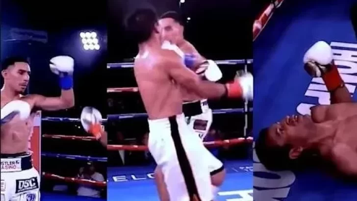 ¿Sucio o legal? Vea el brutal nocáut que recibió este boxeador