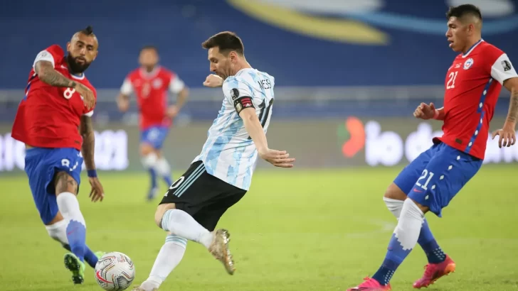 Chile arruinó el golazo de Messi para Argentina en la Copa América