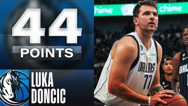 Imparable: Luka salió por 44 puntos contra el Magic en casa