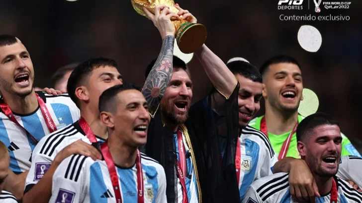 Así quedó Argentina entre los máximos campeones del Mundo