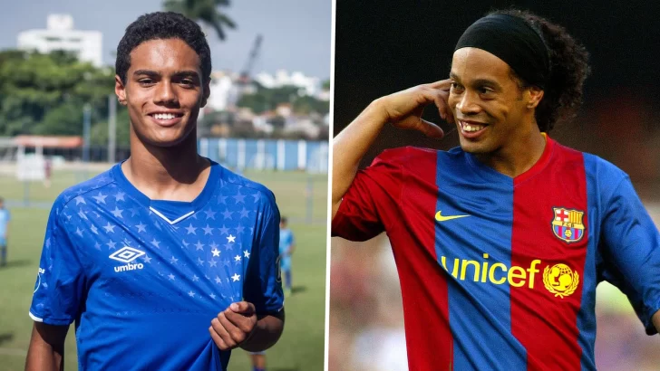 El hijo de Ronaldinho seguirá su legado