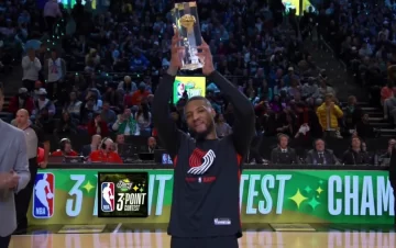 ¡Dame Time! Damian Lillard se lleva el concurso de triples del NBA All Star