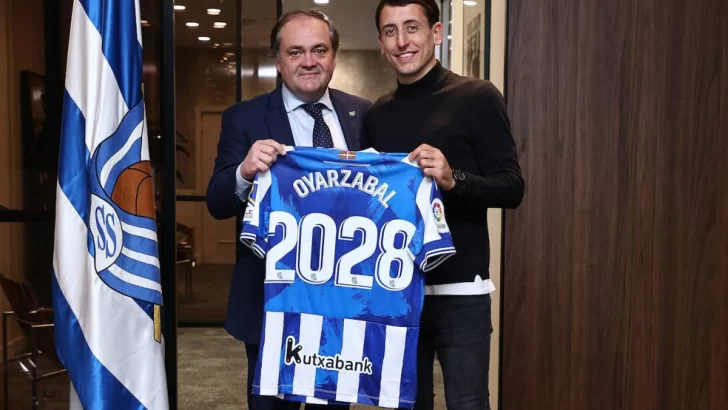 Oyarzabal seguirá vinculado a la Real Sociedad hasta el 2028