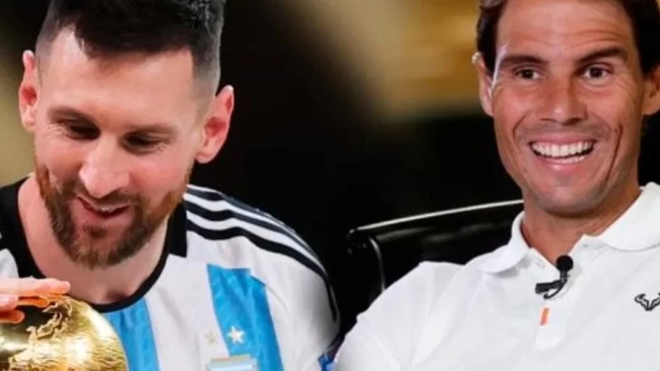 Nadal y Messi intercambian mensajes de admiración
