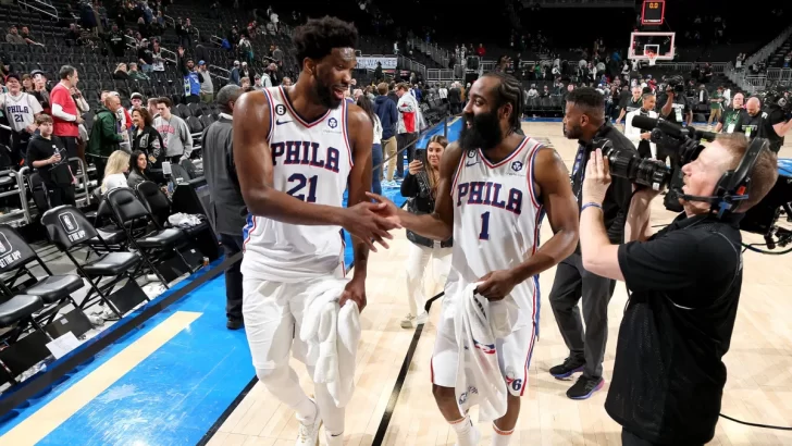 Embiid y Harden consiguen marca memorable con los Sixers