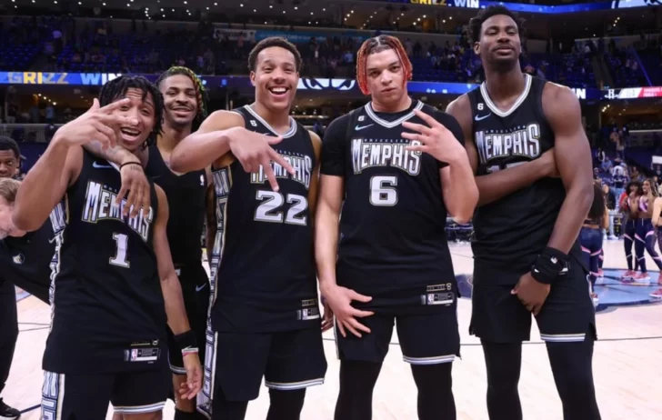 Los Memphis Grizzlies son los segundos clasificados por el Oeste a los Playoffs