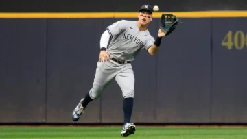 Aaron Judge demostró que sí puede ser una opción en el jardín izquierdo