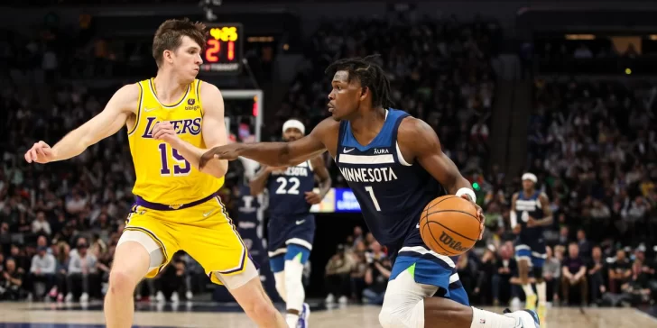Minnesota Timberwolves vs. Los Ángeles Lakers: predicciones, favoritos y cuánto pagan en las casas de apuestas