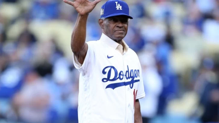 Manny Mota, leyenda de los Dodgers