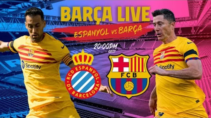 🔴 BARÇA en vivo: Espanyol – Barcelona calientan en el Match Center
