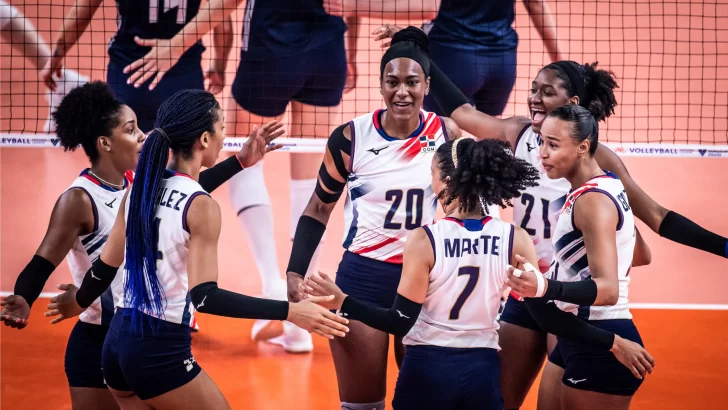 ¡Misión imposible! Reinas del Caribe no pudieron sortear el muro brasileño en la Liga de Naciones de Voleibol