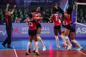 ¡Sonó el merengue en Nagoya! Reinas del Caribe vencen a Bulgaria en la Liga de Naciones de Voleibol