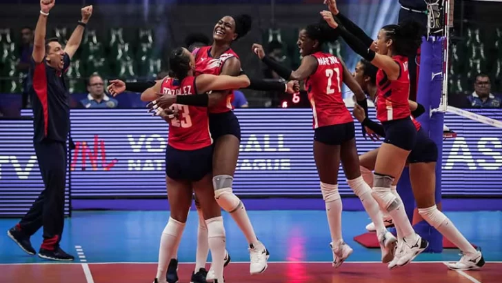 ¡Sonó el merengue en Nagoya! Reinas del Caribe vencen a Bulgaria en la Liga de Naciones de Voleibol
