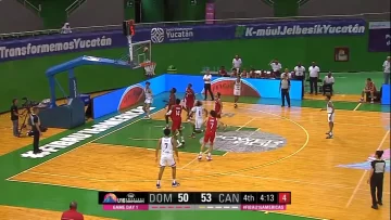 FIBA Américas U16: Dominicana cae ante Canadá en su debut