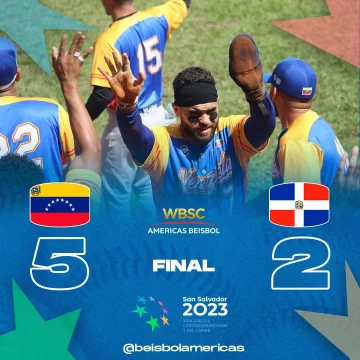 Venezuela vence a República Dominicana en XXIV Juegos Centroamericanos, en el Salvador
