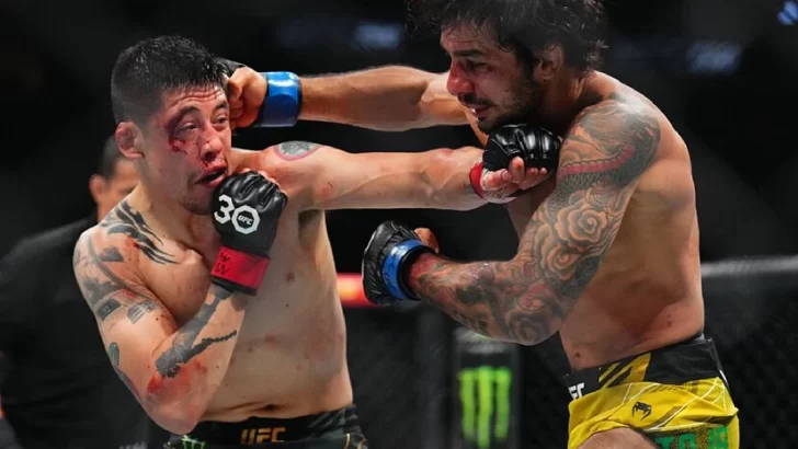 Tremendo como quedó el rostro de este peleador de UFC mexicano