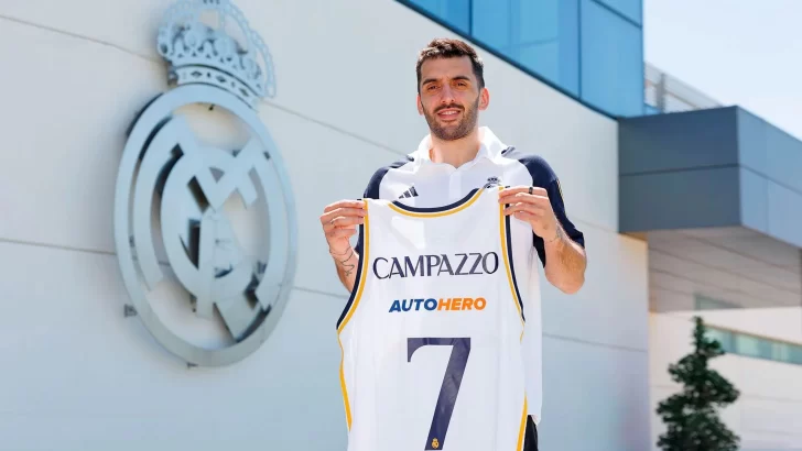 “Facu is back” Campazzo regresa al Real Madrid tras su paso por la NBA