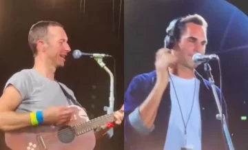 Federer, la sorpresa en un recital de Coldplay: subió al escenario y participó de una canción