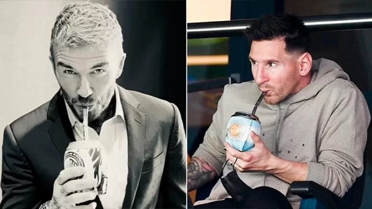 Todo color de Rosa: El divertido ida y vuelta entre Messi y Beckham con una tradición típica Argentina