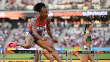 En modo leyenda: Jasmine Camacho-Quinn esculpió su legado en  Budapest 2023