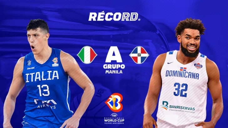 Dominicana vs Italia en vivo: horario y dónde ver el partido del Mundial de Baloncesto 2023