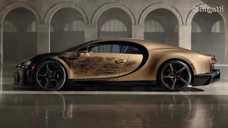 Bugatti Chiron Super Sport Golden: un siglo grabado en oro