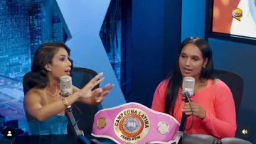 Caro Brito indignada con las autoridades en “Sin Filtro Radio Show” durante entrevista a boxeadora