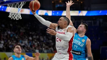 Canadá semifinalista tras sacarse chispas con la Eslovenia de Doncic