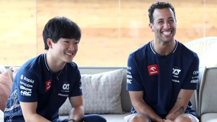 Checo respira: AlphaTauri confirma a Ricciardo y Tsunoda como pilotos para 2024