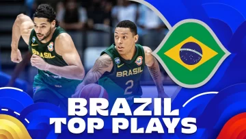 ¡Las mejores jugadas de Brasil en la Copa Mundial de Baloncesto FIBA 2023!