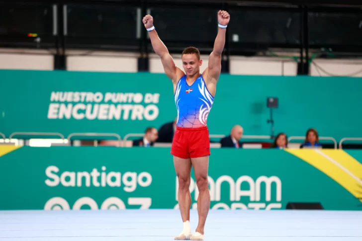 En modo leyenda: gimnasta Audrys Nin gana el oro en el salto masculino de Santiago 2023