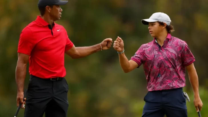 Joven talento del golf: Charlie Woods, hijo de Tiger, busca su ingreso a la PGA a los 15 Años