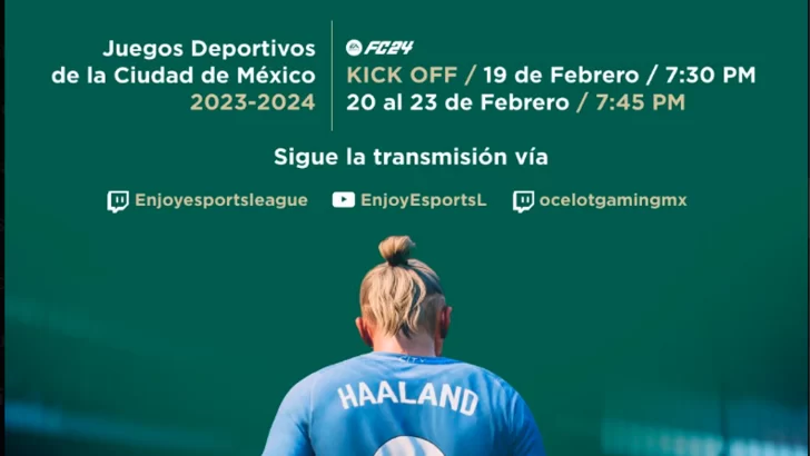 Hoy Inician los Juegos Deportivos de la Ciudad de México con EA FC24