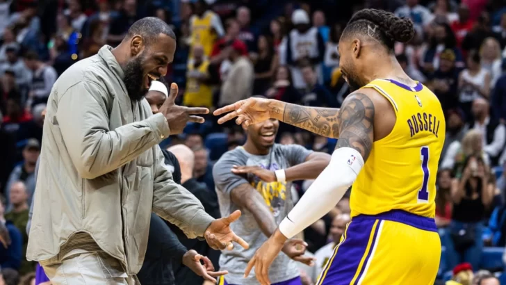 LeBron James de los Lakers recibe una predicción sin precedentes de D’Angelo Russell