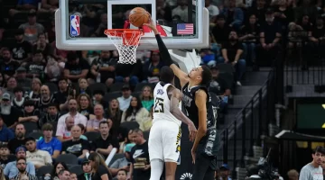 Victor Wembanyama brilla con una actuación histórica en la victoria de los Spurs sobre los Pacers