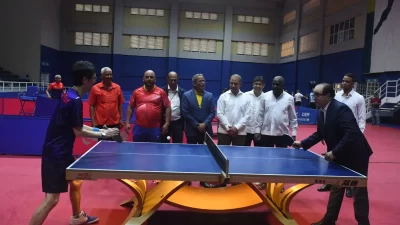  Avance del equipo nacional masculino en el Torneo Superior de Tenis de Mesa del Caribe 