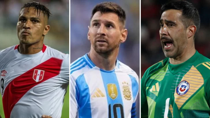 Los 10 jugadores más experimentados de la Copa América