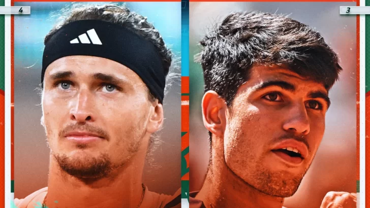 Alexander Zverev vs Carlos Alcaraz en vivo: horario y dónde ver la final de Roland Garros 2024
