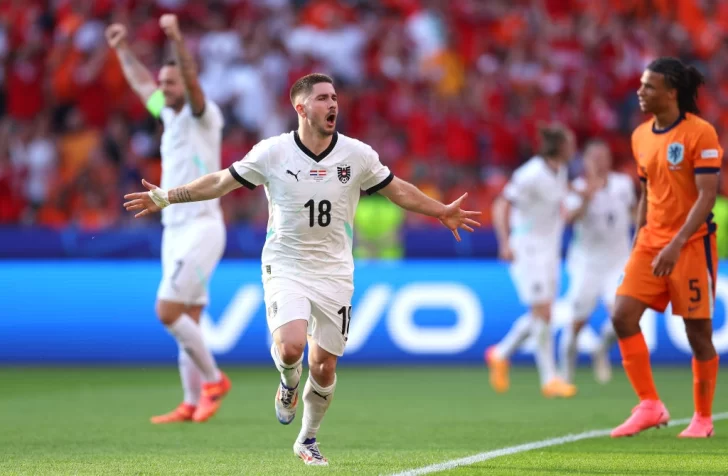 Mirá el segundo gol de Austria (Video)