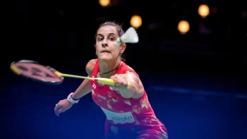 ¿Cúantos títulos tiene Carolina Martín en su carrera deportiva en Bádminton?