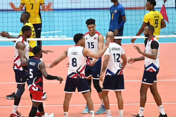 Colombia vence a Dominicana en reñido partido de la Copa Panamericana de Voleibol