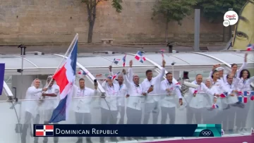 Sazón dominicano en la Ceremonia Inaugural de París 2024: Dominicana desfila impecable