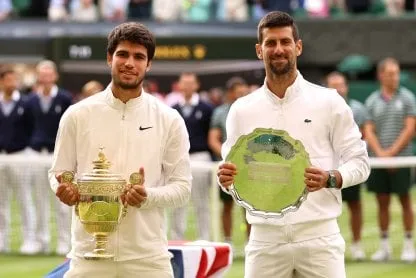 Djokovic cara a cara con Alcaraz en la final de Wimbledon