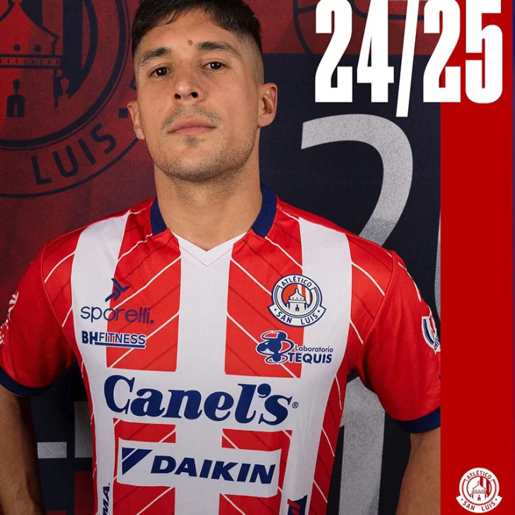 Las camisetas oficiales de Sporelli que usará Atlético San Luis para la temporada 24/25