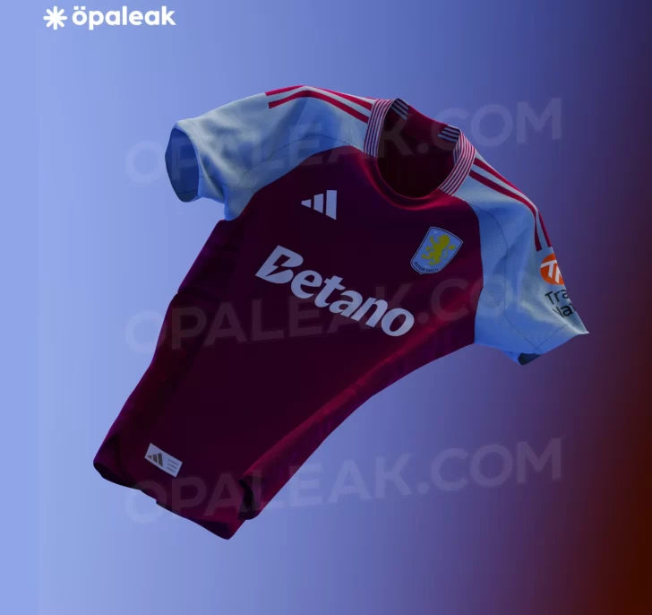 Las nuevas camisetas oficiales de Castore que utilizarán el Aston Villa para la temporada 24/24