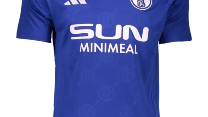 Las nuevas camisetas originales Adidas que utilizará Schalke 04 para la temporada 24/25