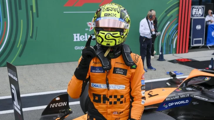 Lando Norris triunfa en un emocionante Gran Premio de los Países Bajos, superando a Verstappen en su casa