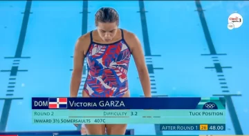 Dominicana en París 2024: Victoria Garza inscribió su nombre en la historia olímpica de República Dominicana